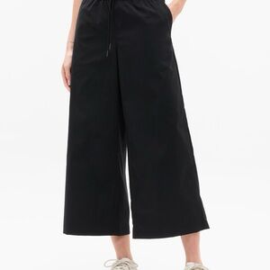 Athleta Black Wide-Leg Women's Pants